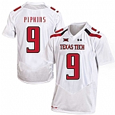 Texas Tech Red Raiders 9 Ondre Pipkins White College Football Jersey Dzhi,baseball caps,new era cap wholesale,wholesale hats